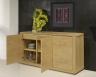 Buffet 3 portes Mathis ralis en Chne de style Contemporain Finition Chne Bross NATUREL